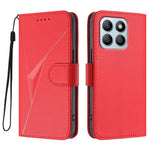 Honor X8b 4G / Honor X8c 4G Etui Trekant Imiteret Læder Telefoncover med Snor
