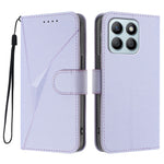 Honor X8b 4G / Honor X8c 4G Etui Trekant Imiteret Læder Telefoncover med Snor