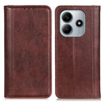 For Xiaomi Redmi Note 14 4G (164.84mm) Stand Case Split Leather Litchi Texture Wallet Phone Cover