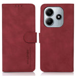 KHAZNEH til Xiaomi Redmi Note 14 4G (164.84mm), etui i PU-læder, pungemobilskal med stativ