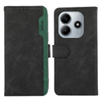 ABEEL For Xiaomi Redmi Note 14 4G (164.84mm) Case Color Splicing Leather Flip Phone Cover RFID Blocking