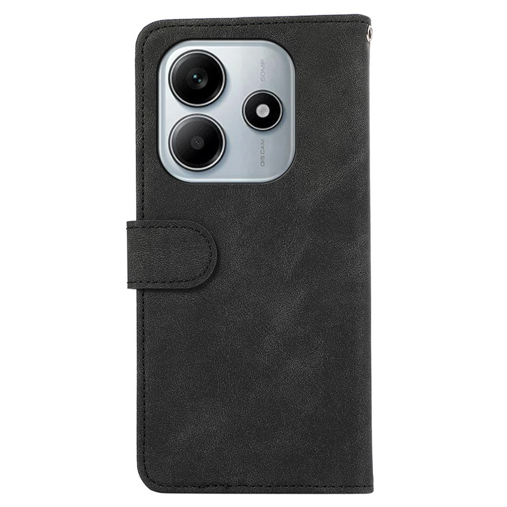 ABEEL For Xiaomi Redmi Note 14 4G (164.84mm) Case Color Splicing Leather Flip Phone Cover RFID Blocking