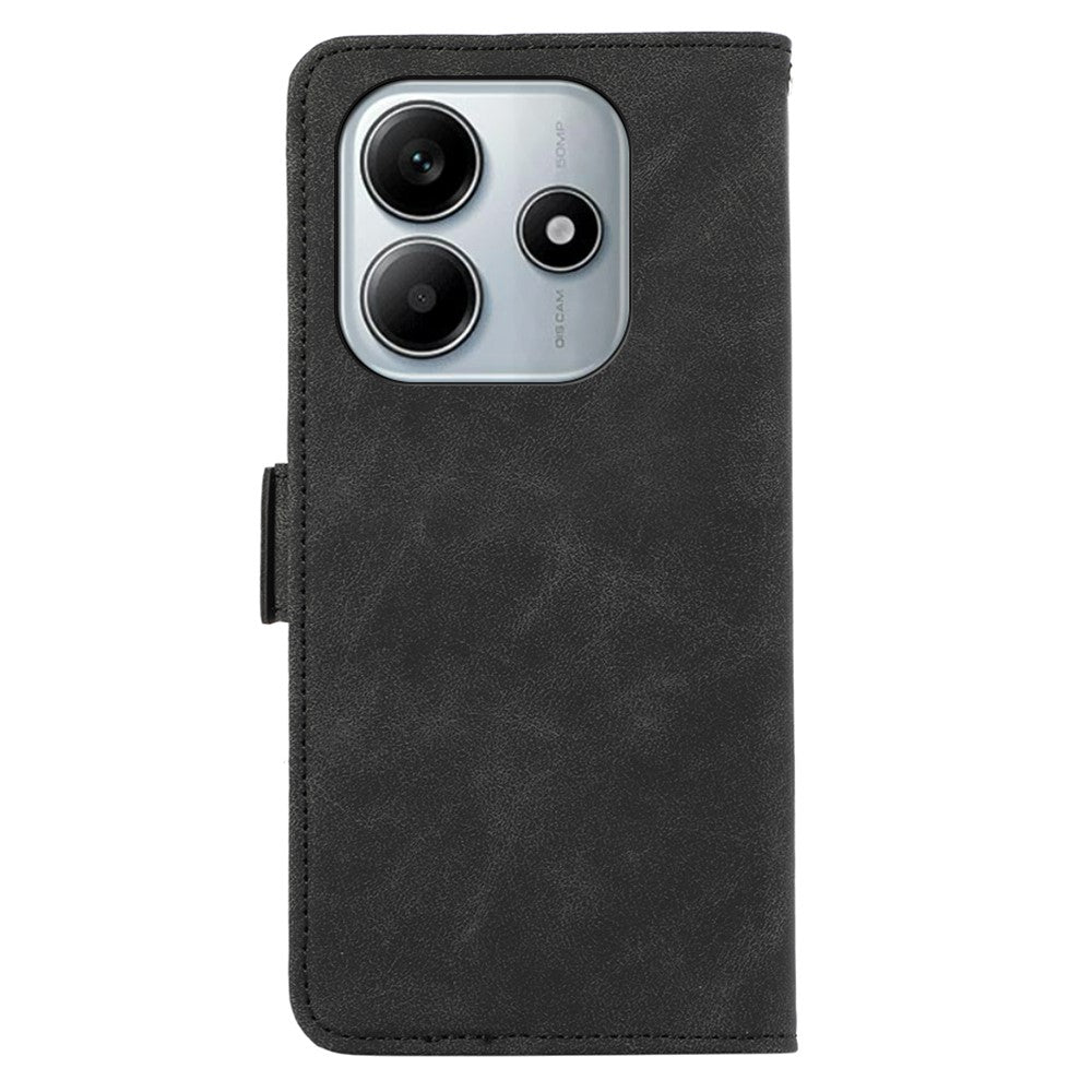 ABEEL For Xiaomi Redmi Note 14 4G (164.84mm) Case PU Leather Folio Stand View RFID Blocking Phone Cover