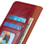 For Xiaomi Redmi Note 14 4G (164.84mm) Case Nappa Texture Split Leather Wallet Phone Cover