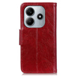 For Xiaomi Redmi Note 14 4G (164.84mm) Case Nappa Texture Split Leather Wallet Phone Cover