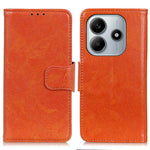 For Xiaomi Redmi Note 14 4G (164.84mm) Case Nappa Texture Split Leather Wallet Phone Cover