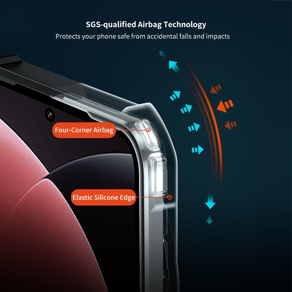 XUNDD För Xiaomi 15 Ultra Skal Stoppsäkert TPU + Akryl Genomskinligt Baksida mobilskal