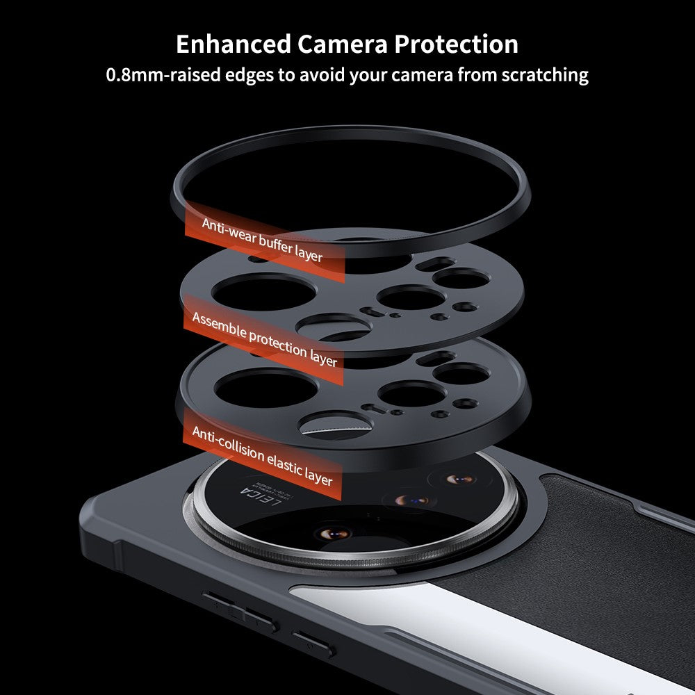 XUNDD For Xiaomi 15 Ultra Case Dropproof TPU + Acrylic Clear Back Phone Cover