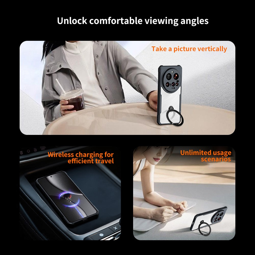 XUNDD För Xiaomi 15 Ultra Skal Stoppsäkert TPU + Akryl Genomskinligt Baksida mobilskal