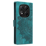 For Xiaomi Redmi Note 14 Pro 5G / Poco X7 5G Case Imprinted Totem Skin Feel Wallet Leather Phone Cover