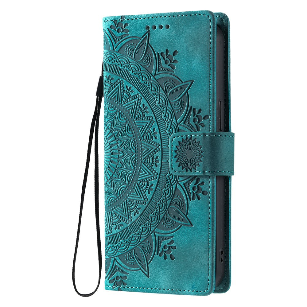 For Xiaomi Redmi Note 14 Pro 5G / Poco X7 5G Case Imprinted Totem Skin Feel Wallet Leather Phone Cover