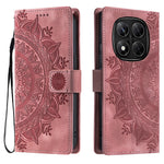 For Xiaomi Redmi Note 14 Pro 5G / Poco X7 5G Case Imprinted Totem Skin Feel Wallet Leather Phone Cover