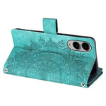 Style 006 For Samsung Galaxy S25 Edge Wallet Case PU Leather Phone Cover Mandala Flower Pattern