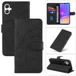 Samsung Galaxy A08 5G / A08 4G / A07 5G / A07 4G / A07s 4G / A06 4G / A06 5G-pung-etui, lædermobil-etui med stativ og buet linjedesign