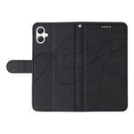 Samsung Galaxy A08 5G / A08 4G / A07 5G / A07 4G / A07s 4G / A06 4G / A06 5G-pung-etui, lædermobil-etui med stativ og buet linjedesign