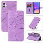 Samsung Galaxy A08 5G / A08 4G / A07 5G / A07 4G / A07s 4G / A06 4G / A06 5G-pung-etui, lædermobil-etui med stativ og buet linjedesign