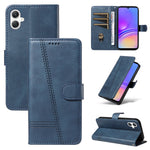 Samsung Galaxy A08 5G / A08 4G / A07 4G / A06 4G / A06 5G Plånboksfodral T-formade linjer Läderfodral mobilstativ