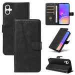 Samsung Galaxy A08 5G / A08 4G / A07 4G / A06 4G / A06 5G Plånboksfodral T-formade linjer Läderfodral mobilstativ