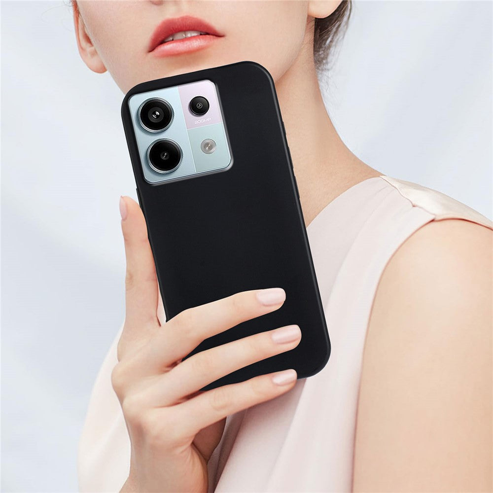 Xiaomi Poco X5 5G / Xiaomi Redmi Note 13 Pro 5G TPU-skal mjukt matt anti-fingeravtrycks-mobilbaksida
