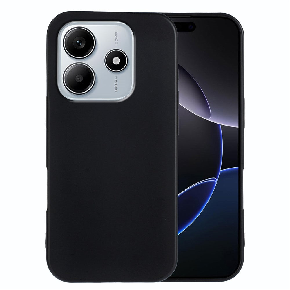 For Xiaomi Redmi Note 14 4G (163.25mm) TPU Case Soft Matte Anti-fingerprint Phone Back Cover