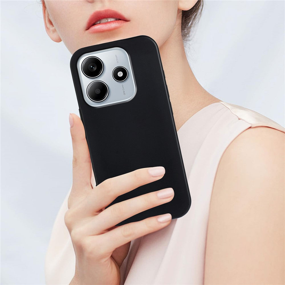 For Xiaomi Redmi Note 14 4G (163.25mm) TPU Case Soft Matte Anti-fingerprint Phone Back Cover