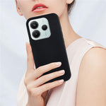 Xiaomi Redmi Note 14 4G (164.84mm) TPU-cover, blødt mat mobilcover med anti-fingeraftryk og bagside