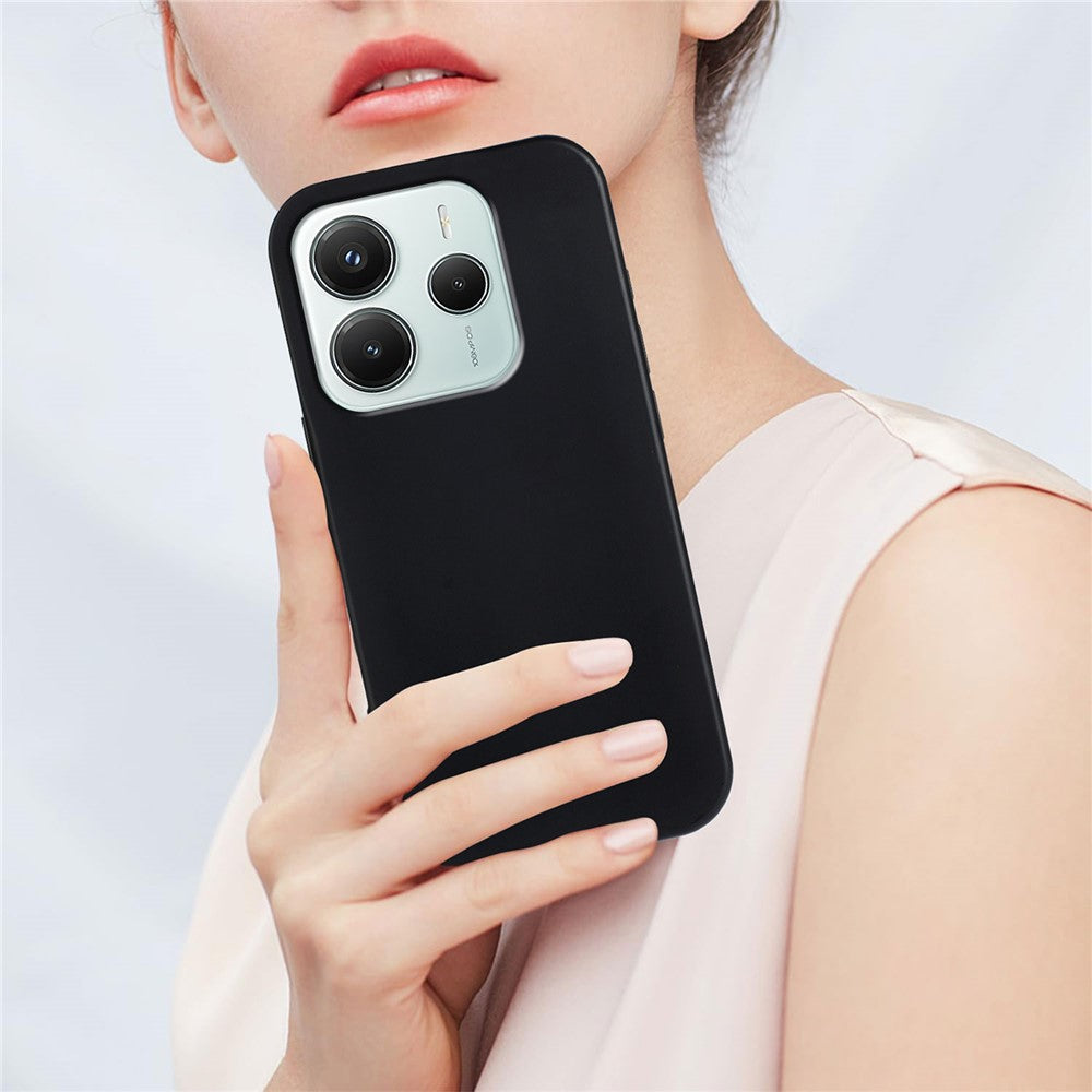 Xiaomi Redmi Note 14 4G (164.84mm) TPU-cover, blødt mat mobilcover med anti-fingeraftryk og bagside