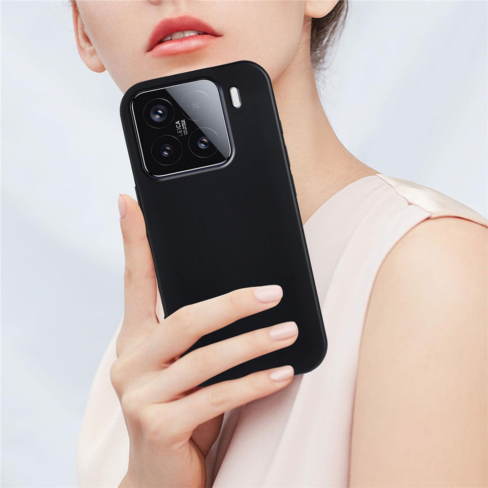 For Xiaomi 15 TPU Case Soft Matte Anti-fingerprint Phone Back Cover