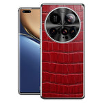 For Xiaomi 15 Ultra Case Crocodile Texture Genuine Cow Leather + TPU + Metal Phone Cover