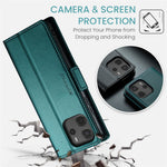 CASEME För Xiaomi Redmi Note 14 4G (164.84mm) Fodral 023 Serien RFID-blockerande Läderplånboksfodral med Stativ