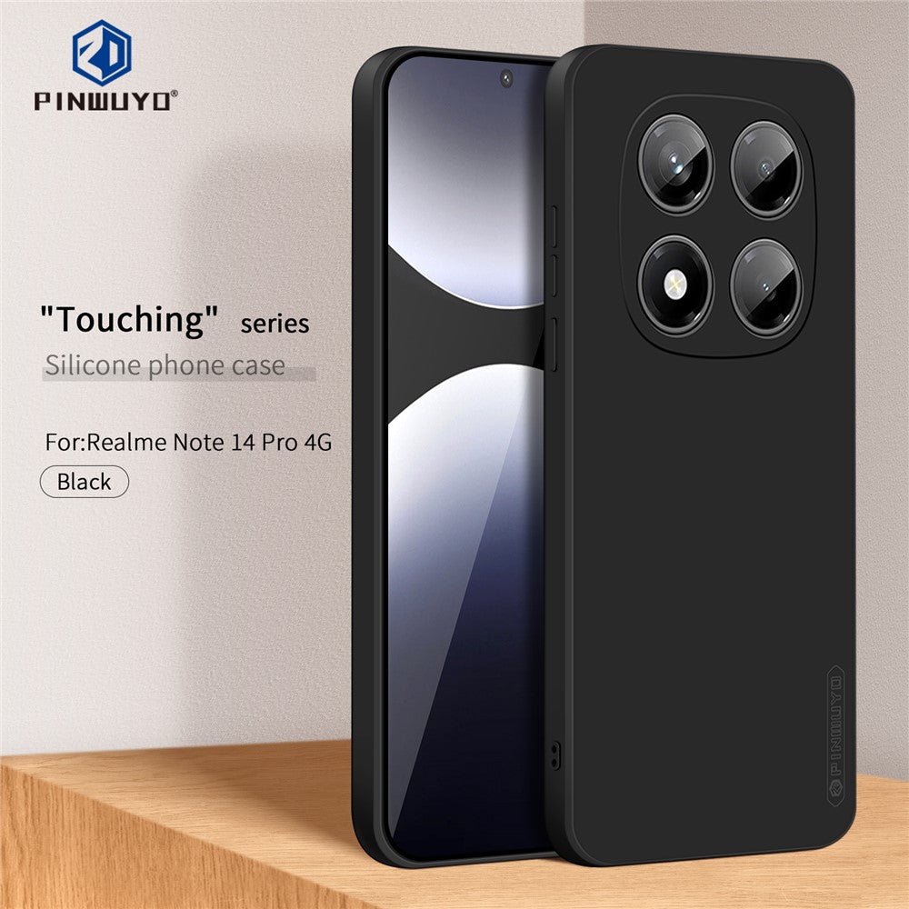 PINWUYO For Xiaomi Redmi Note 14 Pro 4G Phone Case  Soft Matte TPU Mobile Back Cover