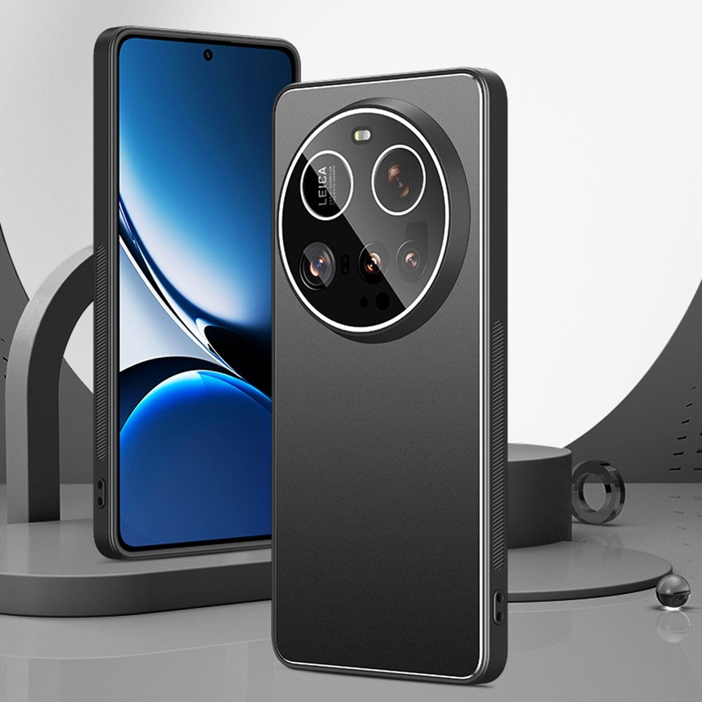For Xiaomi 15 Ultra Case PC + TPU Matte Back Phone Cover with Lens Film