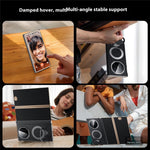 SULADA For Huawei Mate XT Ultimate Magnetic Case Kickstand PU + PC Phone Cover Carbon Fiber Texture