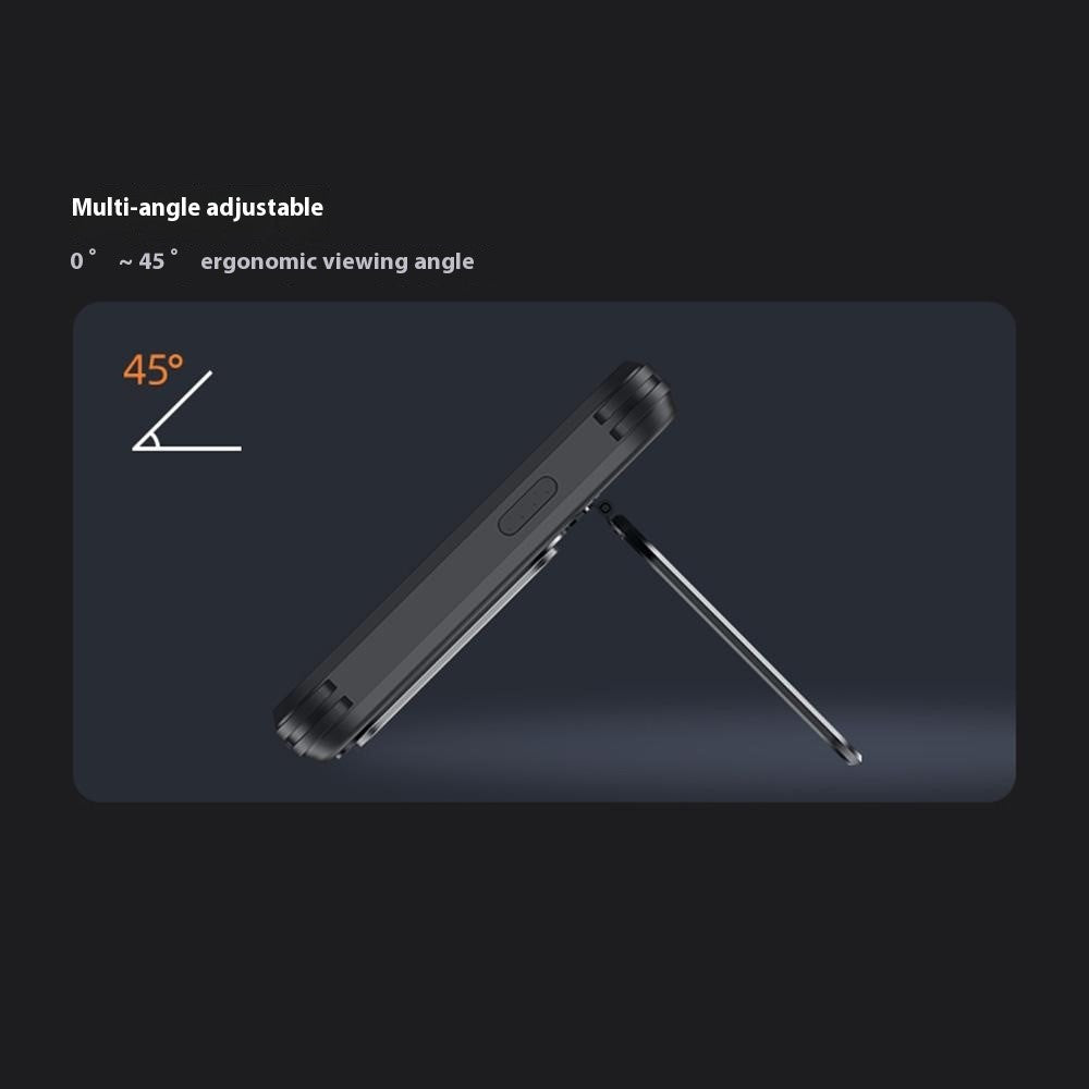 For Xiaomi 15 Ultra Case PC + TPU Clear Phone Shell with Glass Lens Cover Kickstand