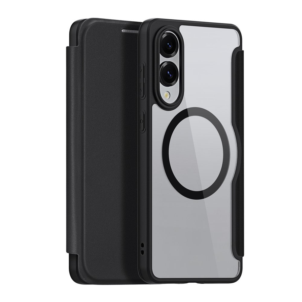 DUX DUCIS Til Samsung Galaxy S25 Edge Lædercover Skin X Pro Series Flip Cover Magnetisk Etui