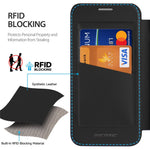 DUX DUCIS Til Samsung Galaxy S25 Edge Lædercover Skin X Pro Series Flip Cover Magnetisk Etui