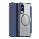 DUX DUCIS Til Samsung Galaxy S25 Edge Lædercover Skin X Pro Series Flip Cover Magnetisk Etui