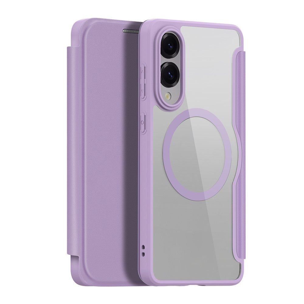 DUX DUCIS Til Samsung Galaxy S25 Edge Lædercover Skin X Pro Series Flip Cover Magnetisk Etui