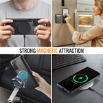 JEEHOOD For Samsung Galaxy S22 5G Leather Back Cover Magnetic Case  J06 Phone Case with Card Bag RFID Blocking