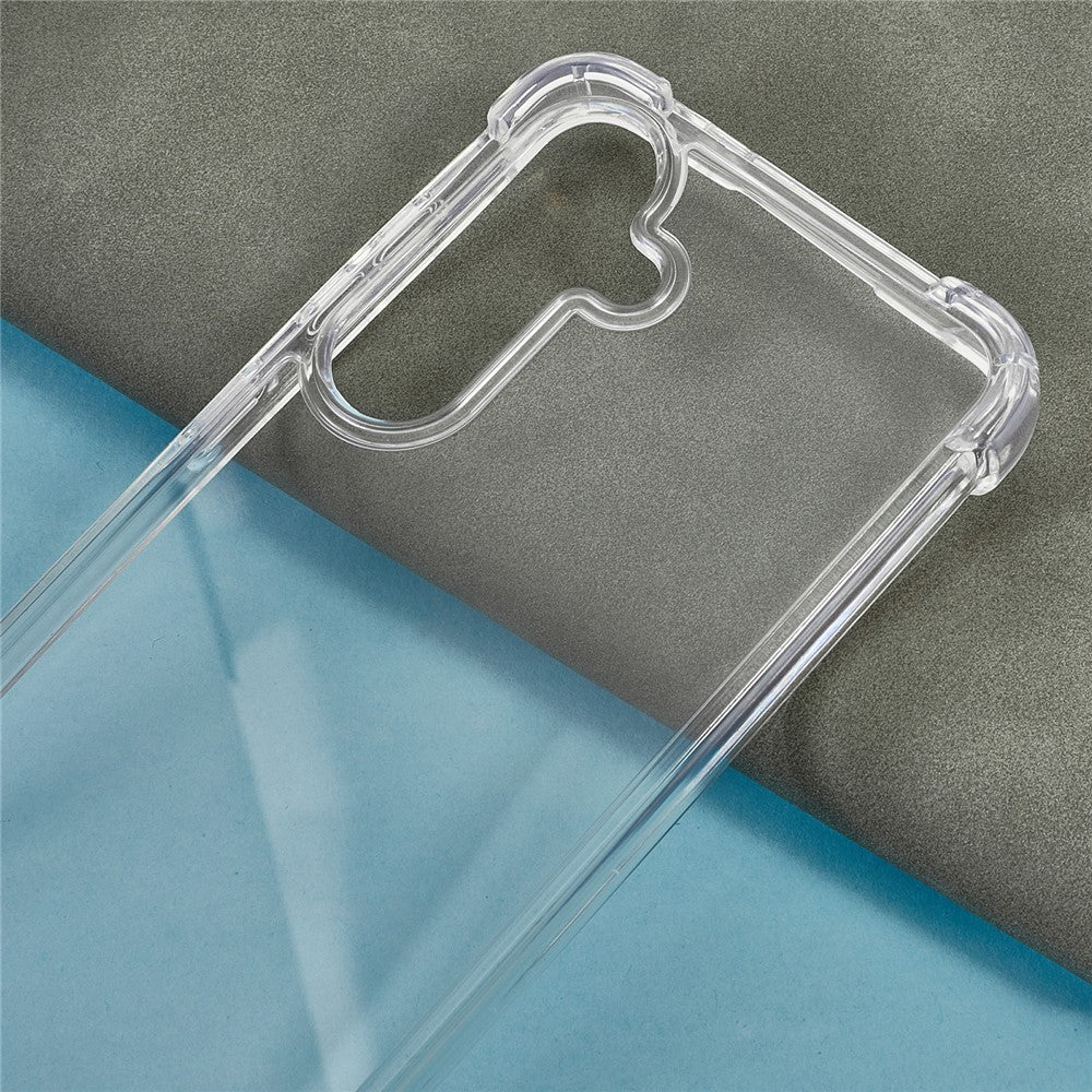 For Samsung Galaxy S25+  /  S24+ Clear Phone Case TPU + Acrylic 1.5mm Shockproof Back Cover