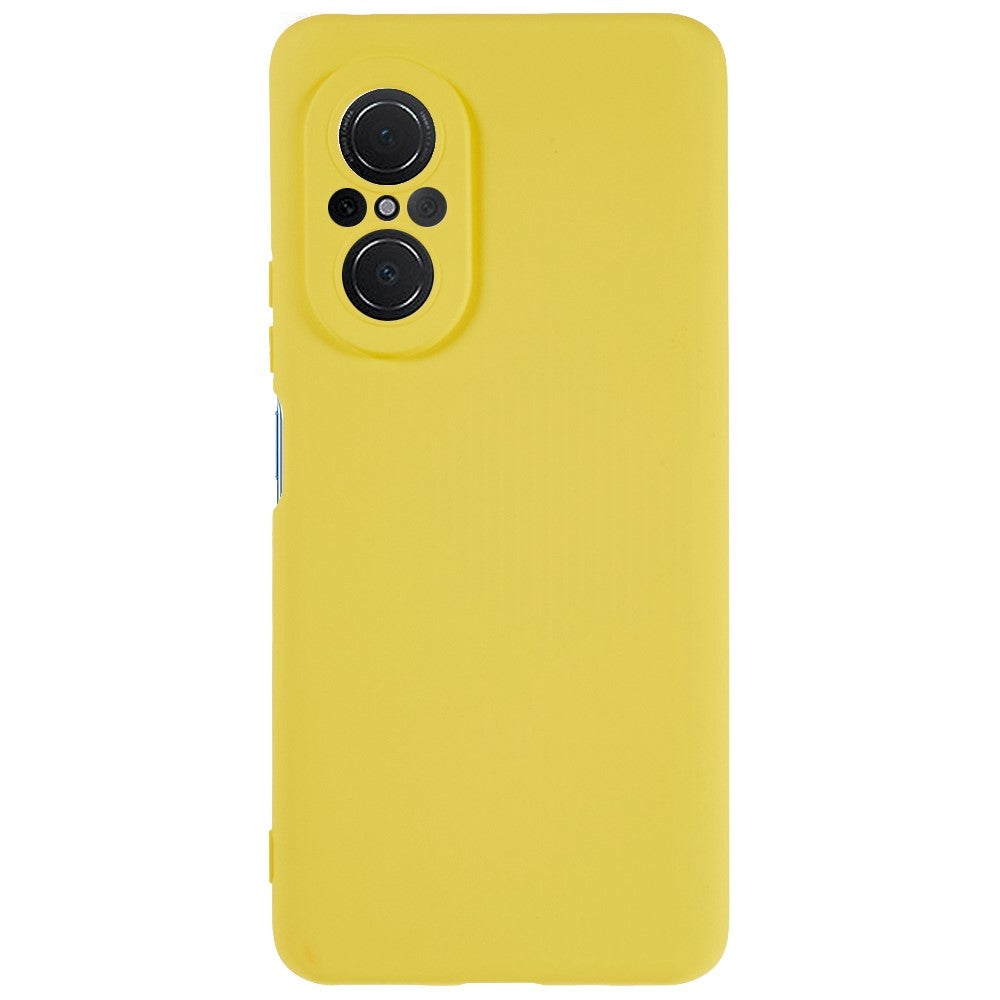 For Huawei nova 9 SE 2.0mm Thick Liquid Silicone Texture Phone Back Cover Arc Edge Anti-drop TPU Case
