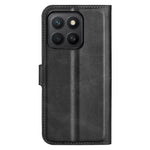 Til Honor X8c 4G Stand Cover Anti-ridse Kalveskind Tekstur Læder Telefoncover