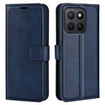 Til Honor X8c 4G Stand Cover Anti-ridse Kalveskind Tekstur Læder Telefoncover