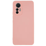 For Xiaomi 12 Lite 5G Arc Edge TPU Back Case 2.0mm Thick Liquid Silicone Texture Protective Cover