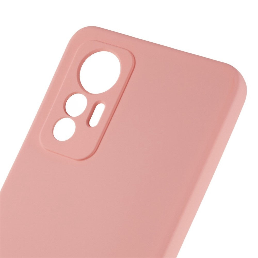 For Xiaomi 12 Lite 5G Arc Edge TPU Back Case 2.0mm Thick Liquid Silicone Texture Protective Cover