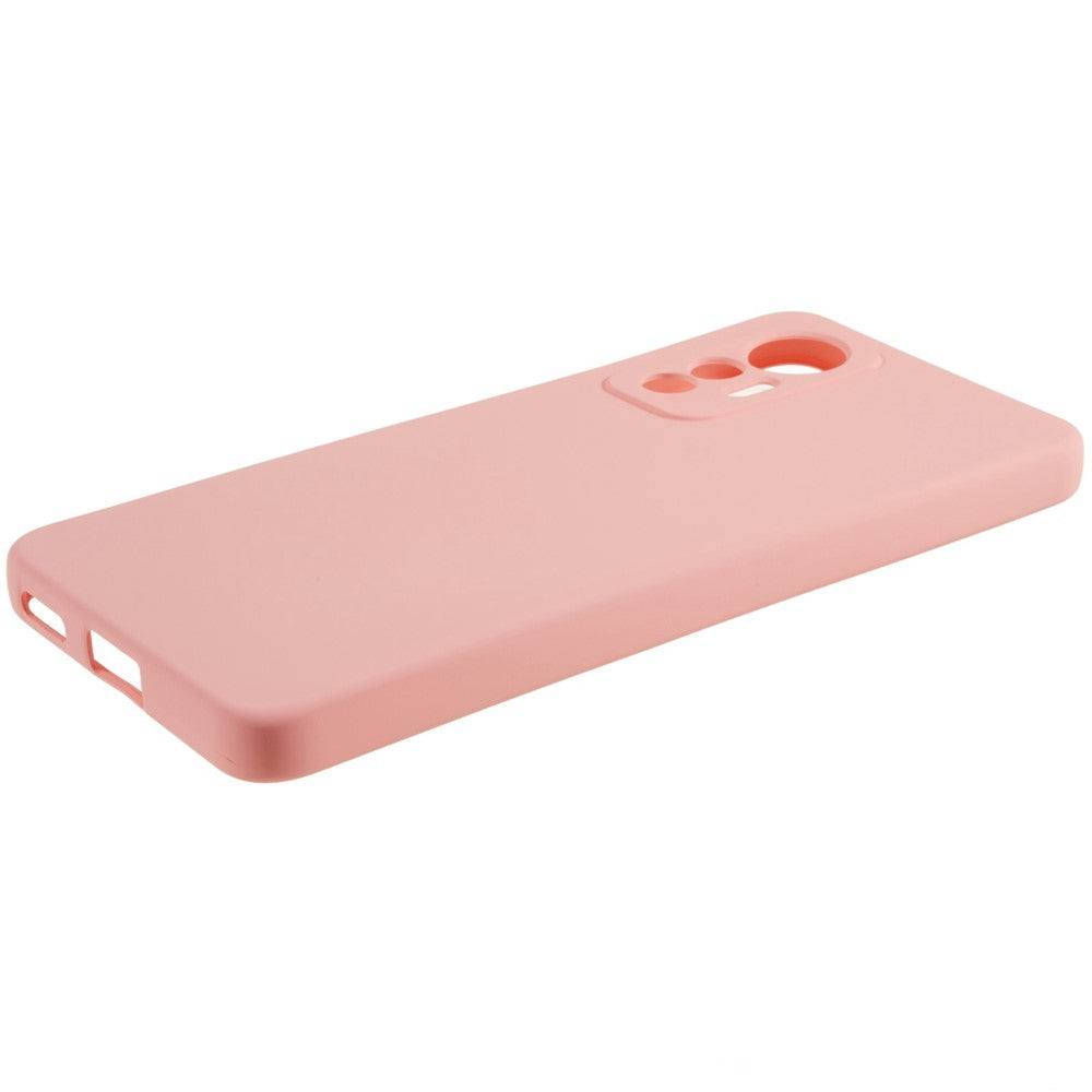 For Xiaomi 12 Lite 5G Arc Edge TPU Back Case 2.0mm Thick Liquid Silicone Texture Protective Cover