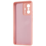 Xiaomi 11T 5G / 11T Pro 5G Enfärgat flytande silikontexturmobilskal 2,0 mm tjockt bågformad kant TPU reptåligt skal
