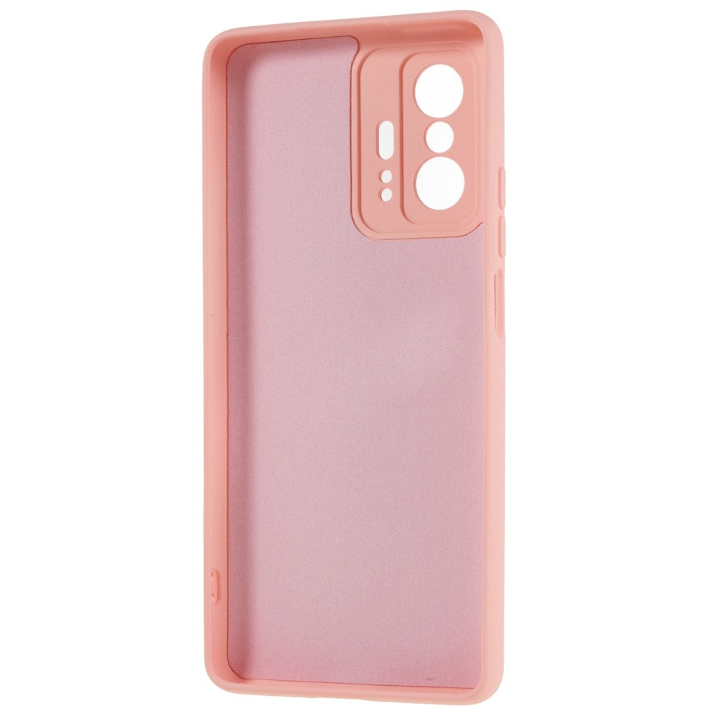 Xiaomi 11T 5G / 11T Pro 5G Enfärgat flytande silikontexturmobilskal 2,0 mm tjockt bågformad kant TPU reptåligt skal