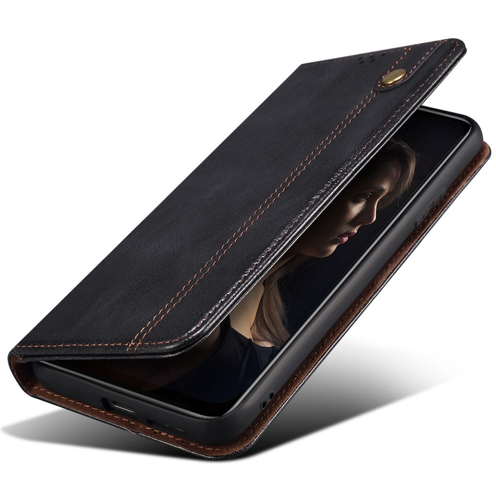 For Xiaomi Redmi Note 14S 4G Case Crazy Horse Texture Waxy Leather Wallet Stand Phone Cover