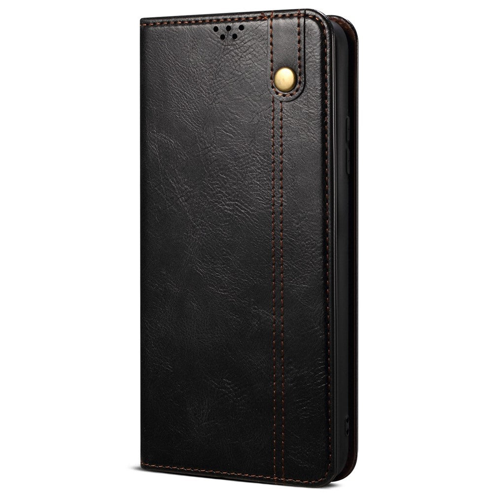 For Xiaomi Redmi Note 14S 4G Case Crazy Horse Texture Waxy Leather Wallet Stand Phone Cover